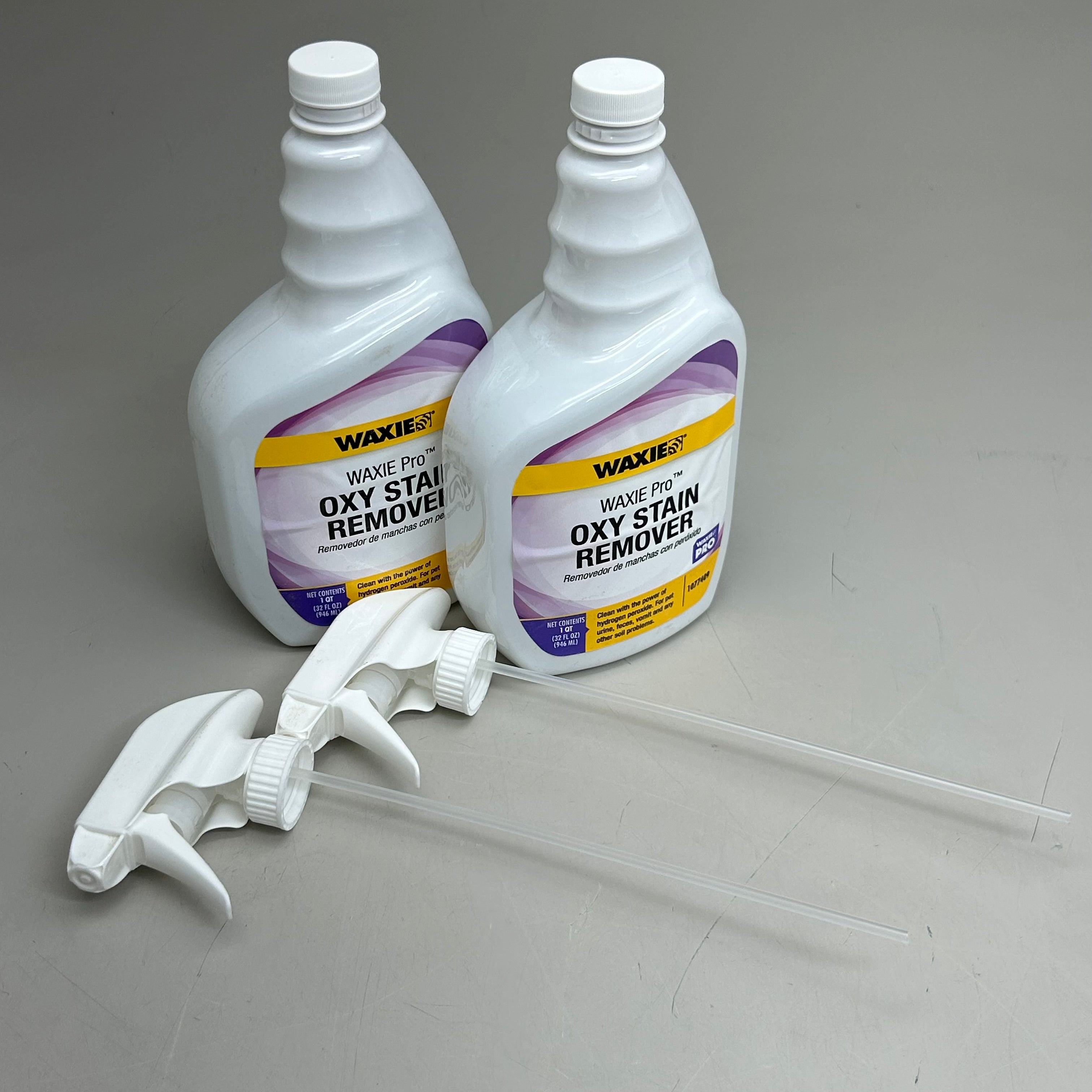WAXIE PRO (2 Pack) Oxy Stain Remover for Pet Clean Up 32 Fl oz 1077409